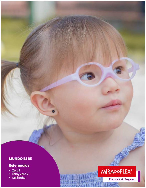 Lentes ópticos Infantiles para Bebés Miraflex
