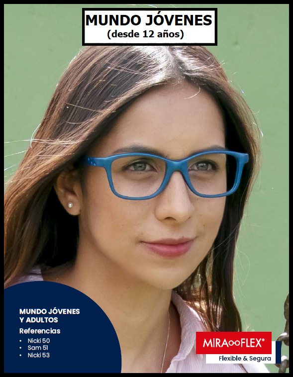 Miraflex lentes opticos para ninos cabezoncitos Desde los 12 anos