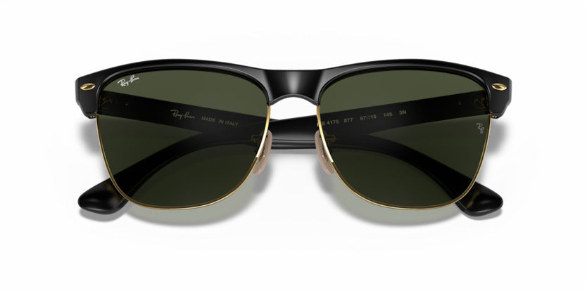 RAY-BAN CLUBMASTER OVERSIZED RB4175 -S57 (Black On Gold)