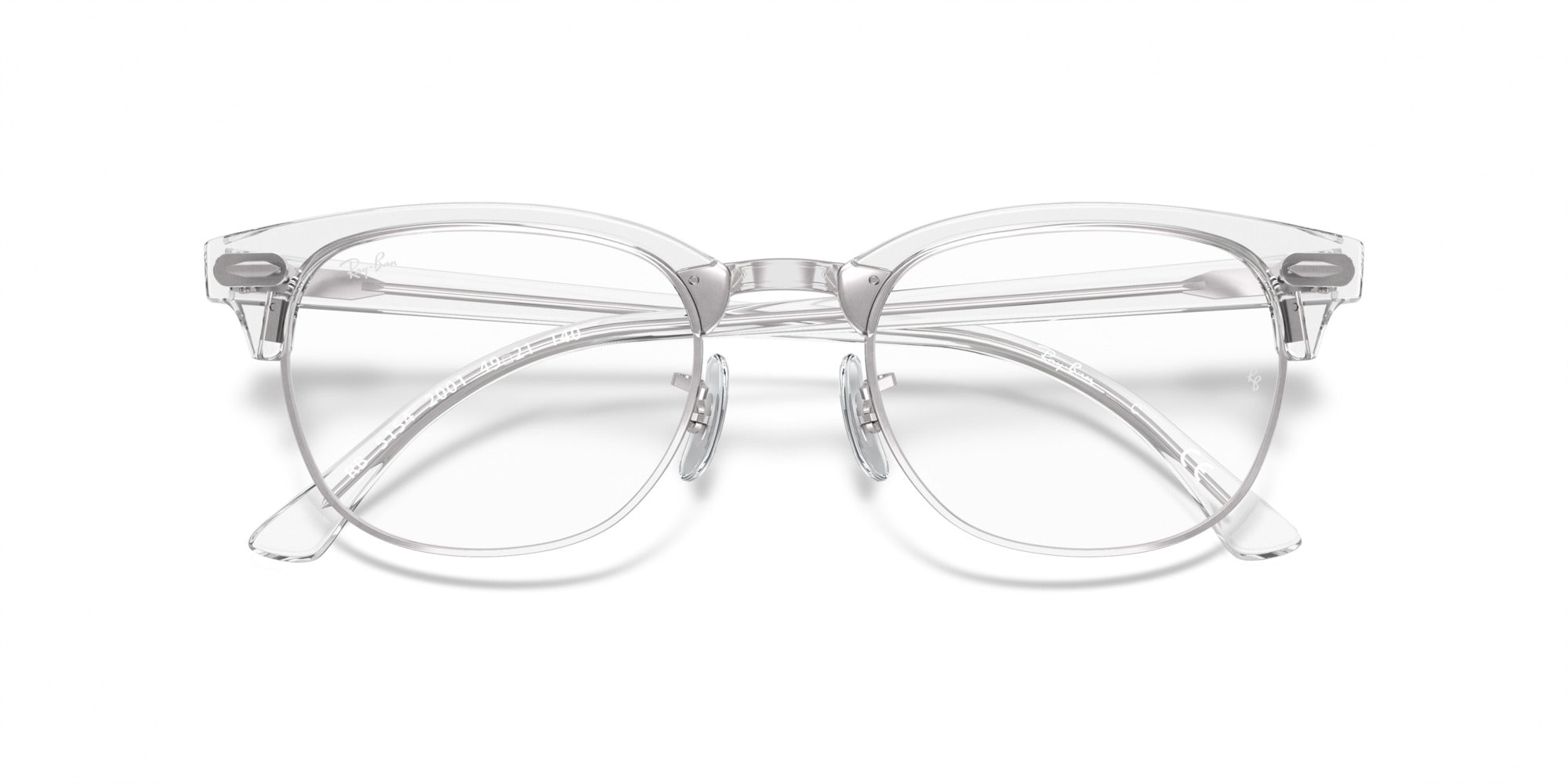 RAY-BAN Clubmaster RX5154 2001-S53 (Blanco Traslúcido)