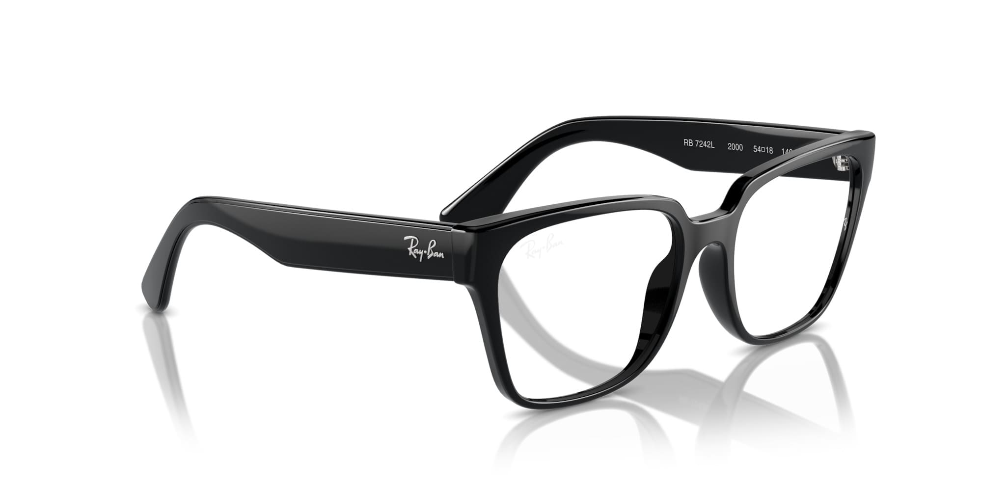RAY-BAN RX7242L 2000-S54 (Negro)