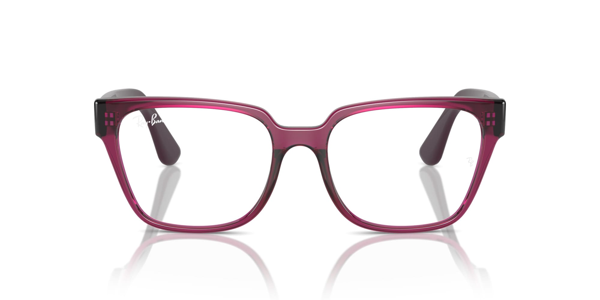 RAY-BAN RX7242L 8347-S54 (Borgoña Traslúcido)