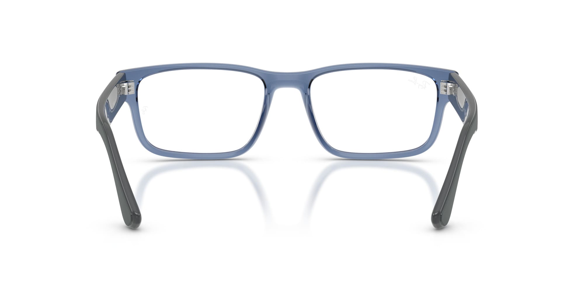 RAY-BAN RX7243L 8182-S56 (Azul transparente mate y brillante)