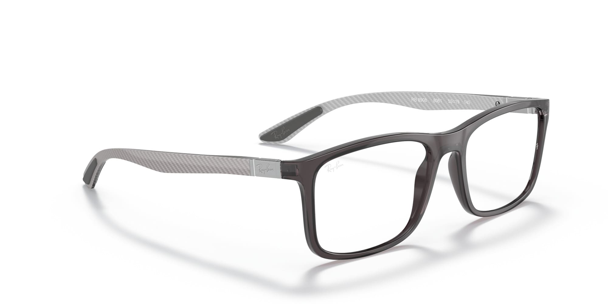 RAY-BAN RX8908 8061-S55 (Gris Traslúcido)