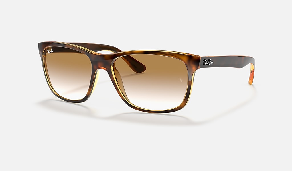 RAY-BAN RB4181 -S57 (Polished Light Havana)
