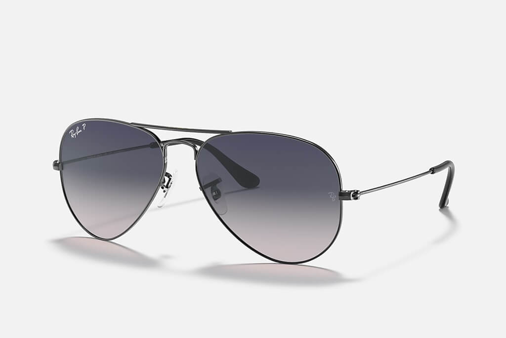 RAY-BAN AVIATOR GRADIENT RB3025 -S58 (Polished Gunmetal)