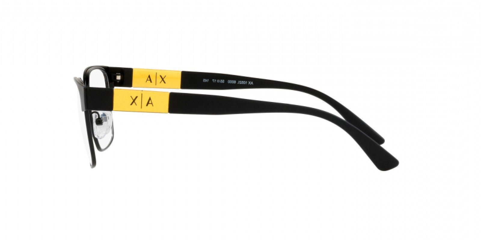 Marco de lente óptico Armani Exchange AX1052L. Marco óptico más cristales incluidos. Lente para hombre. Lente para cara redonda, cuadrada, rectangular, ovalada, triangular, corazón. Lente con filtro de luz de azul.
