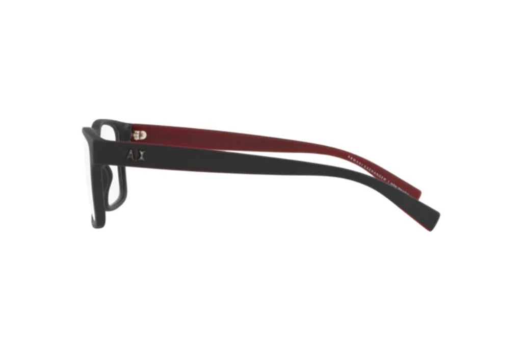 Marco de lente óptico Armani Exchange AX3042L. Marco óptico más cristales incluidos. Lente para hombre. Lente para cara redonda, cuadrada, rectangular, ovalada, triangular, corazón. Lente con filtro de luz de azul.
