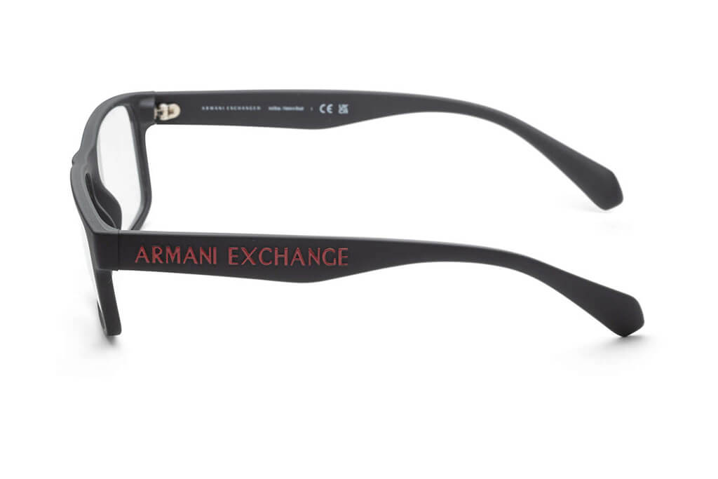 Marco de lente óptico Armani Exchange AX3070. Marco óptico más cristales incluidos. Lente para mujer. Lente para cara redonda, cuadrada, rectangular, ovalada, triangular, corazón. Lente con filtro de luz de azul.