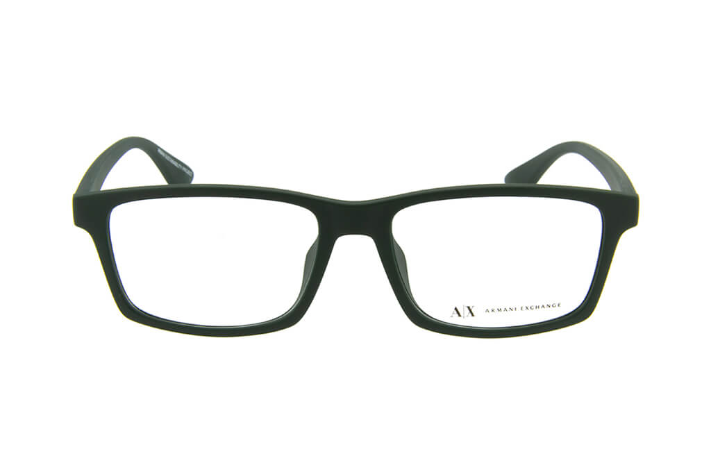 Marco de lente óptico Armani Exchange AX3083U. Marco óptico más cristales incluidos. Lente para mujer. Lente para cara redonda, cuadrada, rectangular, ovalada, triangular, corazón. Lente con filtro de luz de azul.