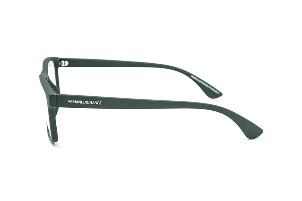Marco de lente óptico Armani Exchange AX3083U. Marco óptico más cristales incluidos. Lente para mujer. Lente para cara redonda, cuadrada, rectangular, ovalada, triangular, corazón. Lente con filtro de luz de azul.