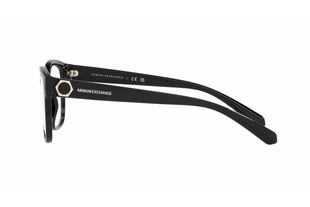 Marco de lente óptico Armani Exchange AX3098. Marco óptico más cristales incluidos. Lente para mujer. Lente para cara redonda, cuadrada, rectangular, ovalada, triangular, corazón. Lente con filtro de luz de azul.