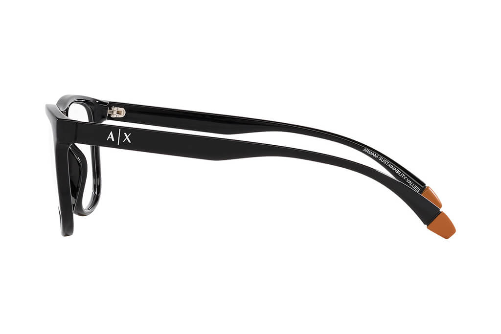 Marco de lente óptico Armani Exchange AX3101U. Marco óptico más cristales incluidos. Lente para mujer. Lente para cara redonda, cuadrada, rectangular, ovalada, triangular, corazón. Lente con filtro de luz de azul.