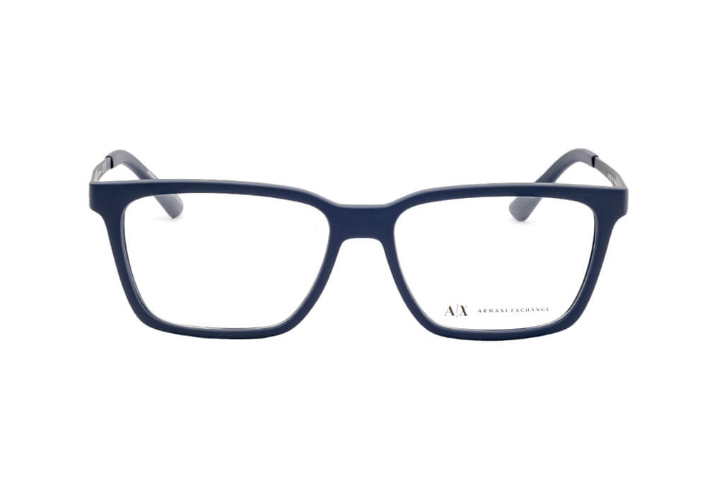 Marco de lente óptico Armani Exchange AX3103. Marco óptico más cristales incluidos. Lente para mujer. Lente para cara redonda, cuadrada, rectangular, ovalada, triangular, corazón. Lente con filtro de luz de azul.