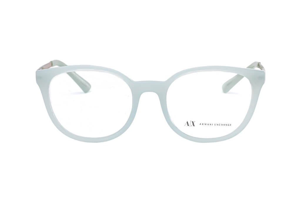 Marco de lente óptico Armani Exchange AX3104. Marco óptico más cristales incluidos. Lente para mujer. Lente para cara redonda, cuadrada, rectangular, ovalada, triangular, corazón. Lente con filtro de luz de azul.