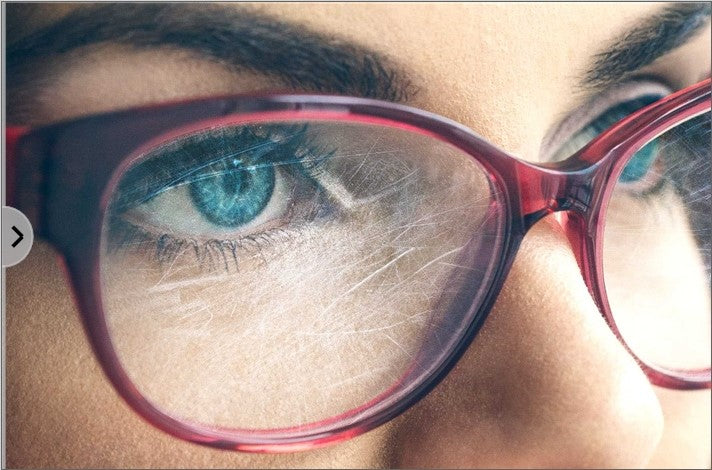 Cristales con capa dura anti raya - lentes ópticos - óptica online Optisalud