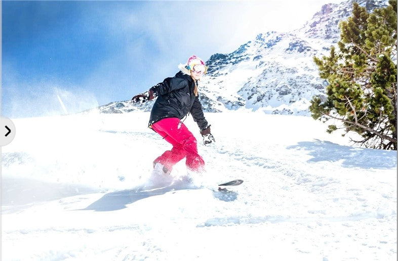 Cristales polarizados en la nieve - óptica online optisalud