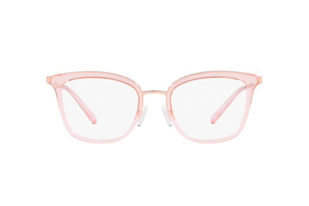 Marco de lente óptico Michael Kors MK3032. Marco óptico más cristales incluidos. Lente para mujer. Lente para cara redonda, cuadrada, rectangular, ovalada, triangular, corazón. Lente con filtro de luz de azul.