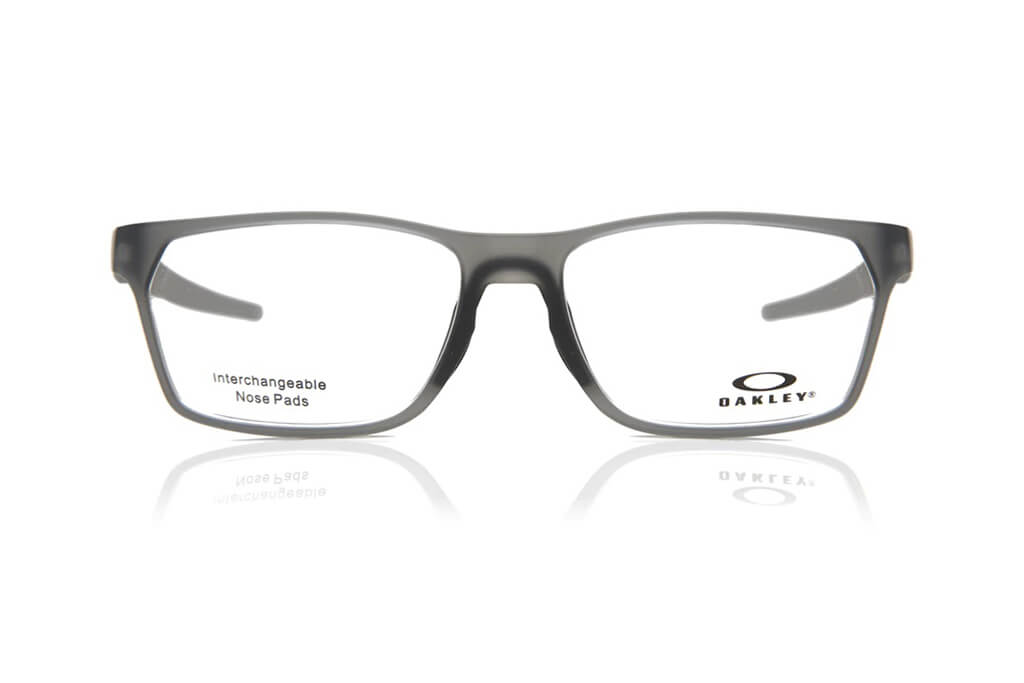 Marco de lente óptico Oakley OX8032. Marco óptico más cristales incluidos. Lente para hombre. Lente para cara redonda, cuadrada, rectangular, ovalada, triangular, corazón. Lente con filtro de luz de azul.