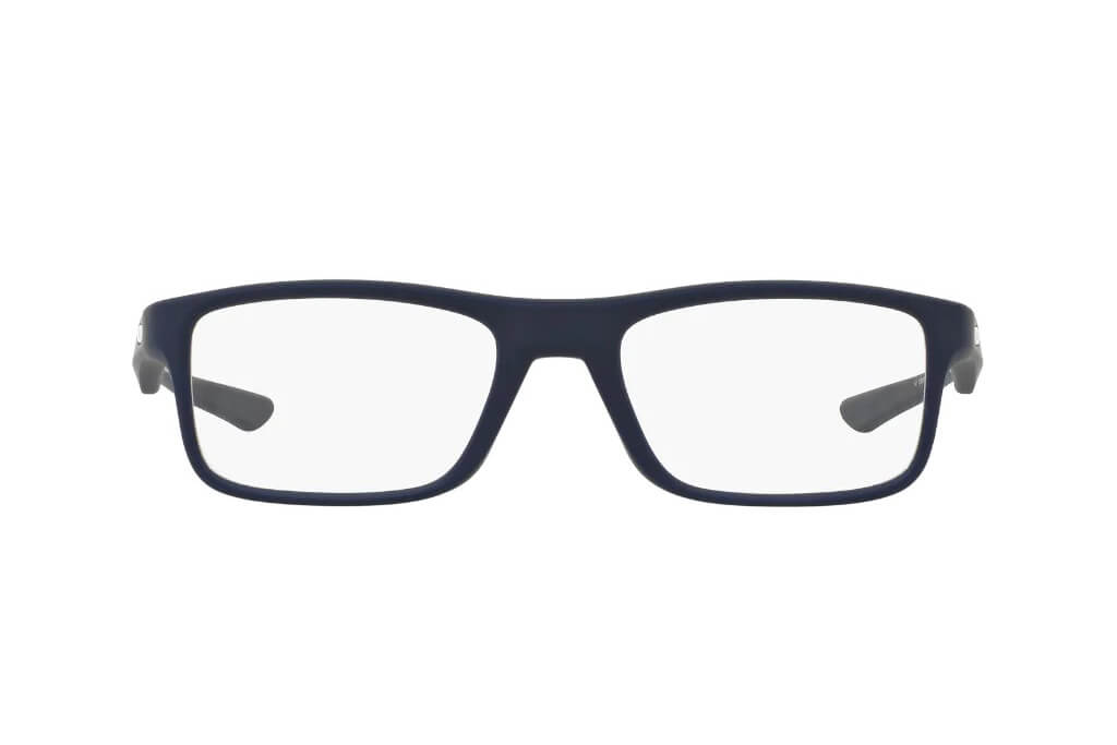 Marco de lente óptico Oakley OX8081. Marco óptico más cristales incluidos. Lente para hombre. Lente para cara redonda, cuadrada, rectangular, ovalada, triangular, corazón. Lente con filtro de luz de azul.