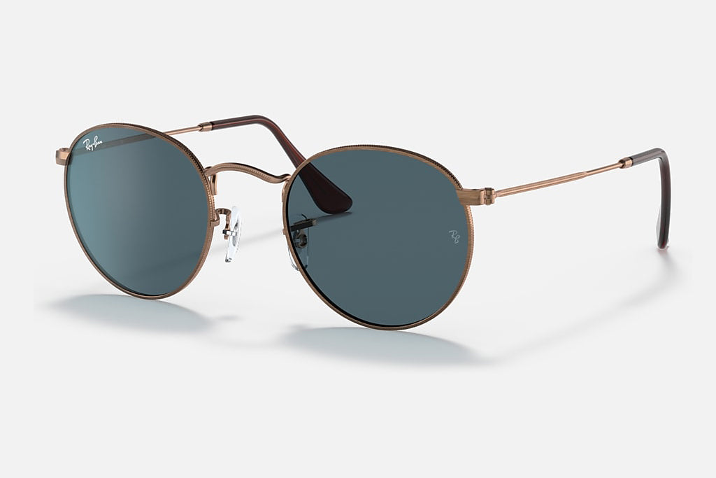 RAY-BAN ROUND METAL ANTIQUED RB3447 -S53 (Matte Bronze Copper)