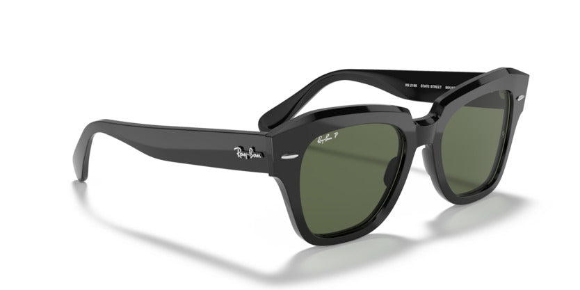RAY-BAN STATE STREET RB2186 -S52 (Polished Black Polarized)