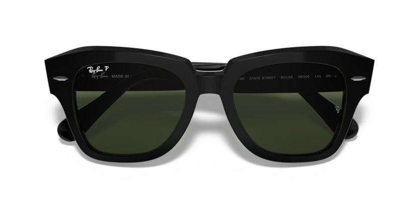 RAY-BAN STATE STREET RB2186 -S52 (Polished Black Polarized)