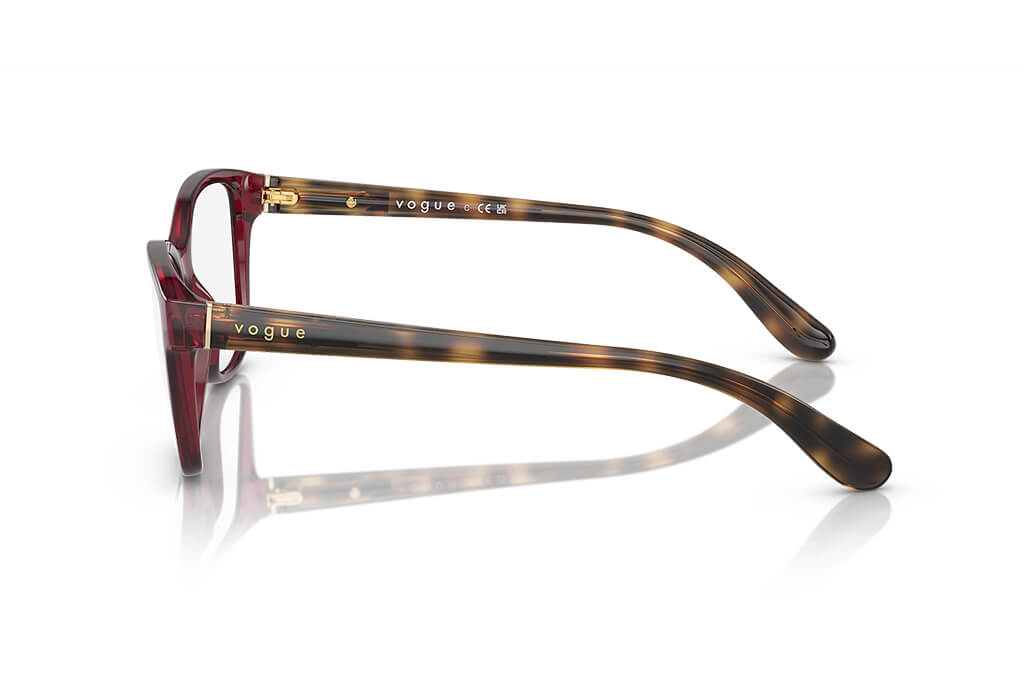 Marco de lente óptico Vogue VO2998. Marco óptico más cristales incluidos. Lente para mujer. Lente para cara redonda, cuadrada, rectangular, ovalada, triangular, corazón. Lente con filtro de luz de azul.