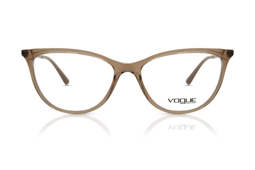 Marco de lente óptico Vogue VO5239. Marco óptico más cristales incluidos. Lente para mujer. Lente para cara redonda, cuadrada, rectangular, ovalada, triangular, corazón. Lente con filtro de luz de azul.