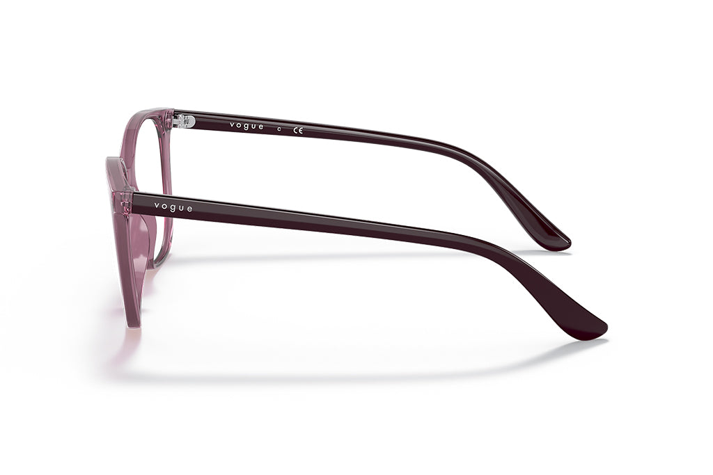 Marco de lente óptico Vogue VO53576. Marco óptico más cristales incluidos. Lente para mujer. Lente para cara redonda, cuadrada, rectangular, ovalada, triangular, corazón. Lente con filtro de luz de azul.