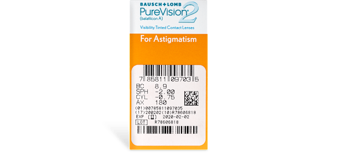 Purevision2 Astigmatismo (tórico)