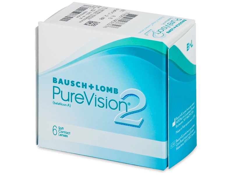 Purevision2 (miopía e hipermetropía): Lente contacto mensual Pack