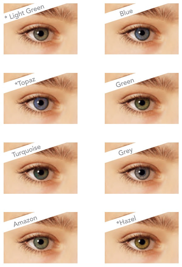 Lentes de contacto cosméticos neutros sin aumento de colores sin receta, lentillas de colores starcolors 2 ii neutros. Óptica Online Optisalud.