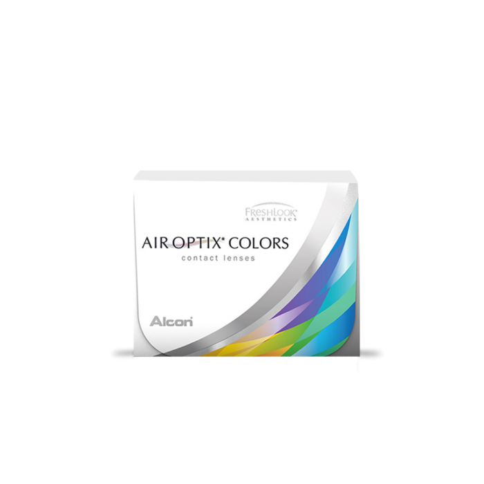 Lentes de contacto de color con aumento, cosméticos de colores, Air optix colors formulados con aumento para corregir miopía o hipermetroía. Óptica Online Optisalud.
