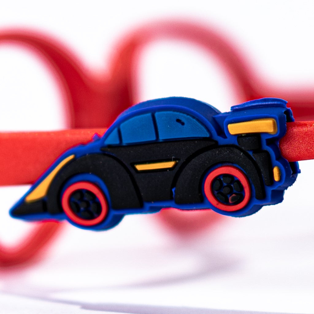 Accesorios para armazones de lentes ópticos infantiles miraflex, accesorios miraflex encanto twins formula one para marcos de anteojos ópticos flexibles infantiles para niños.