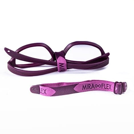 Faja o banda elástica de repuesto para marcos o armazones de lentes ópticos infantiles flexibles e irrompibles miraflex color p