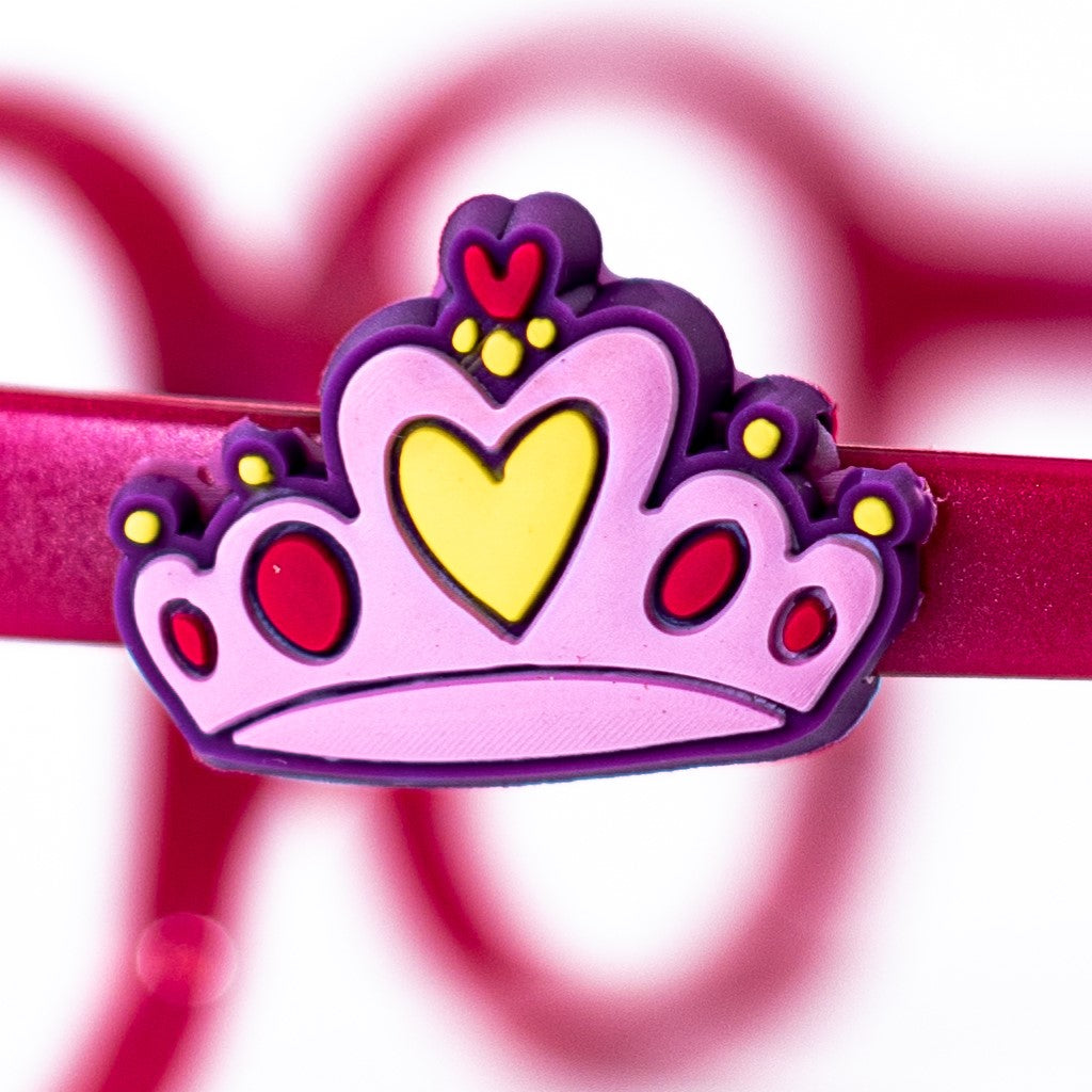 Accesorios para armazones de lentes ópticos infantiles miraflex, accesorios miraflex encanto twins princess para marcos de anteojos ópticos flexibles infantiles para niños.
