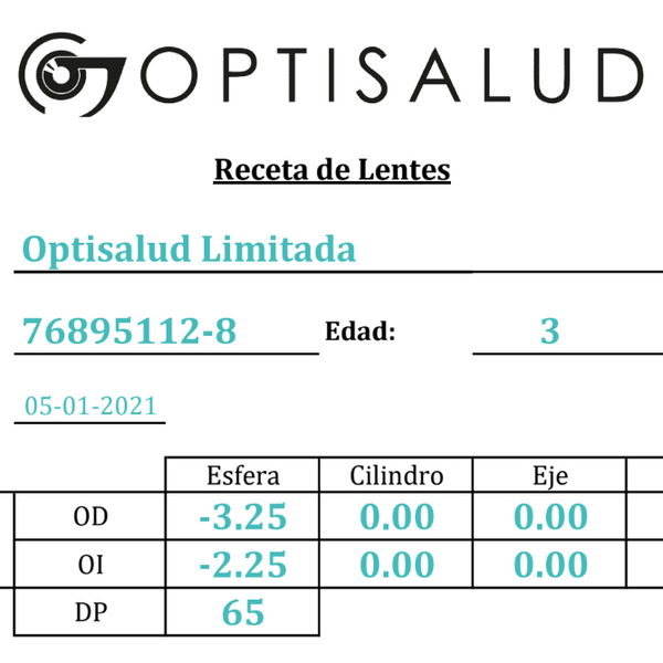 C mo interpretar mi Receta de Lentes Optisalud