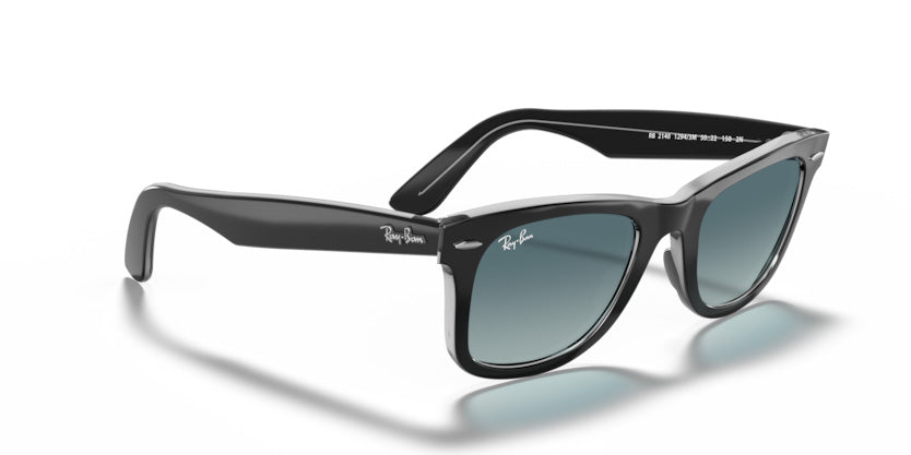 Gafa de sol marca Ray-Ban RB2140 modelo Wayfarer. Polarizada para mayor confort visual.