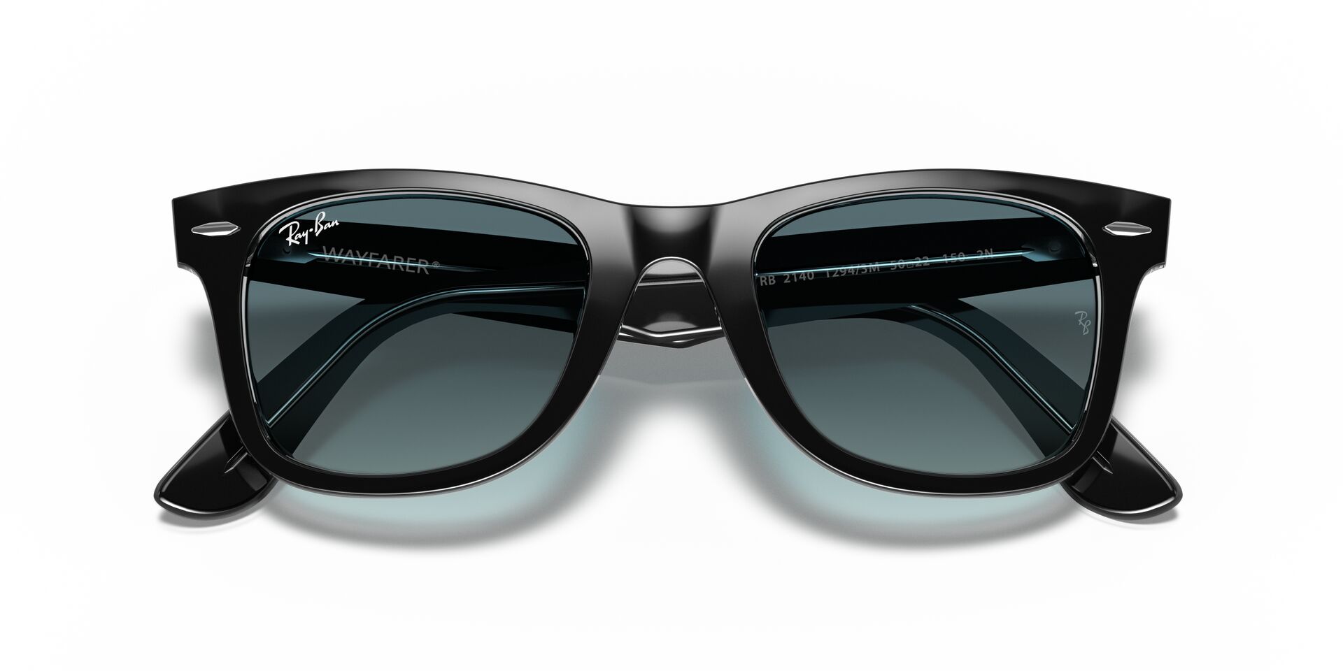 RAY-BAN ORIGINAL WAYFARER CLASSIC RB2140 -S50 (Black on Transparent)