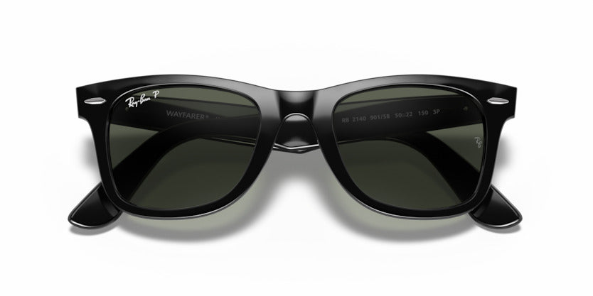 RAY-BAN ORIGINAL WAYFARER CLASSIC RB2140 -S54 (Polished Black Polarized)
