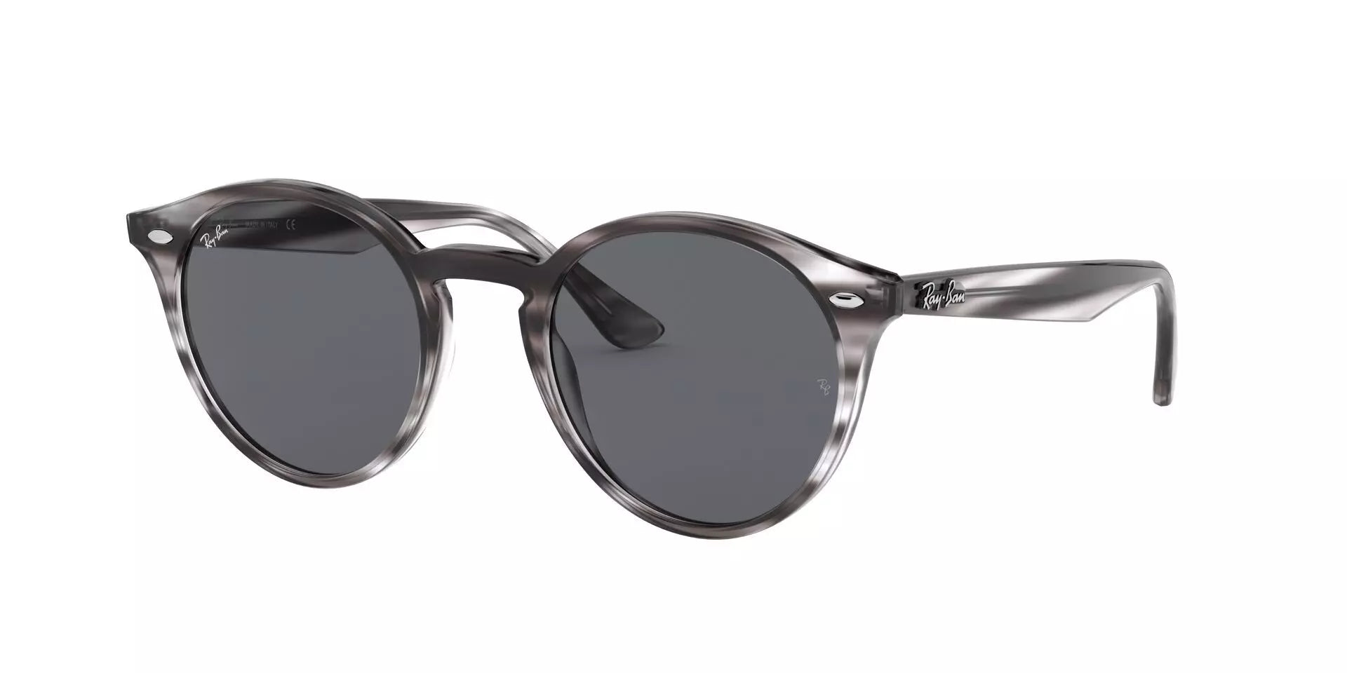 Ray-Ban Round Havana Gris a Rayas
