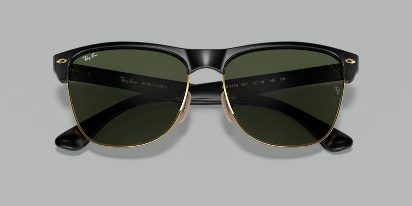 Gafa de sol Ray-Ban RB4175 modelo Clubmaster Oversized.  Cristales con filtro 100%UV. Gafa de sol a la moda con estilo y gran diseño.