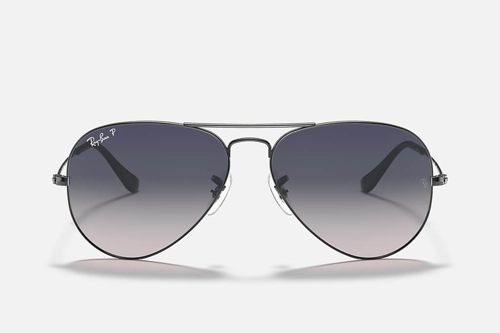 RAY-BAN AVIATOR GRADIENT RB3025 -S58 (Polished Gunmetal)