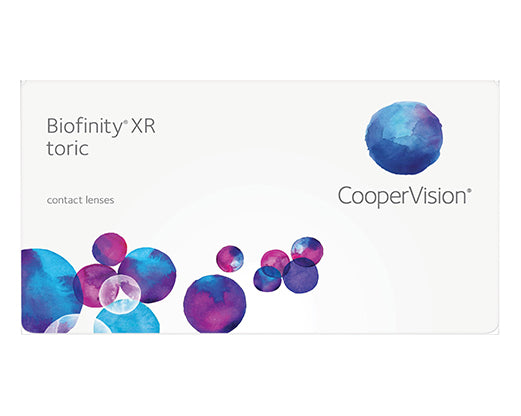 Lentes de Contacto tórico Biofinity XR toric para astigmatísmo. Óptica Online Optisalud.