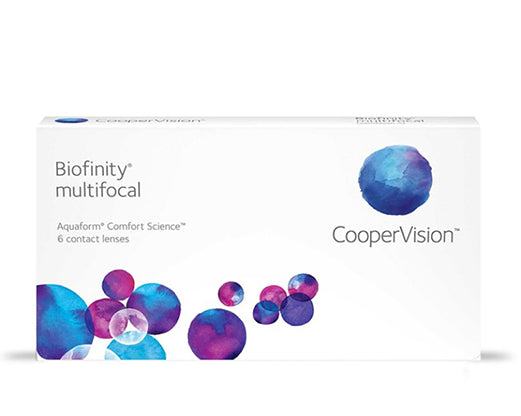 Lentes de Contacto multifocal para presbicia Biofinity Multifocal. Óptica Online Optilsalud.