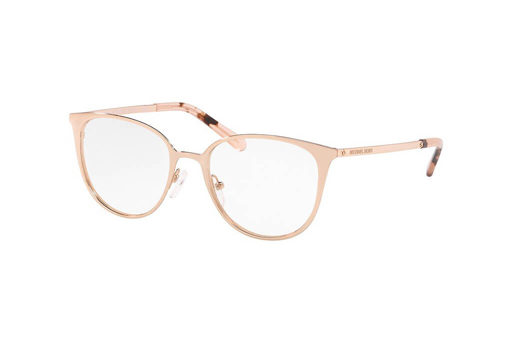 Marco de lente óptico Michael Kors MK3017. Marco óptico más cristales incluidos. Lente para mujer. Lente para cara redonda, cuadrada, rectangular, ovalada, triangular, corazón. Lente con filtro de luz de azul.