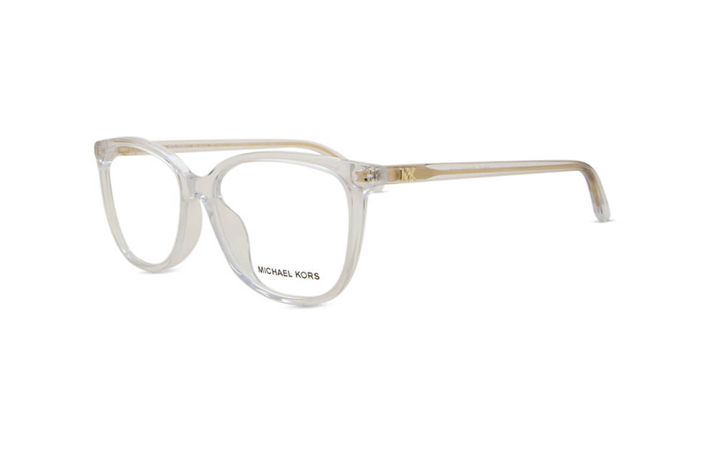 Marco de lente óptico Michael Kors modelo Santa Clara MK4067U. Marco óptico más cristales incluidos. Lente para mujer. Lente para cara redonda, cuadrada, rectangular, ovalada, triangular, corazón. Lente con filtro de luz de azul.