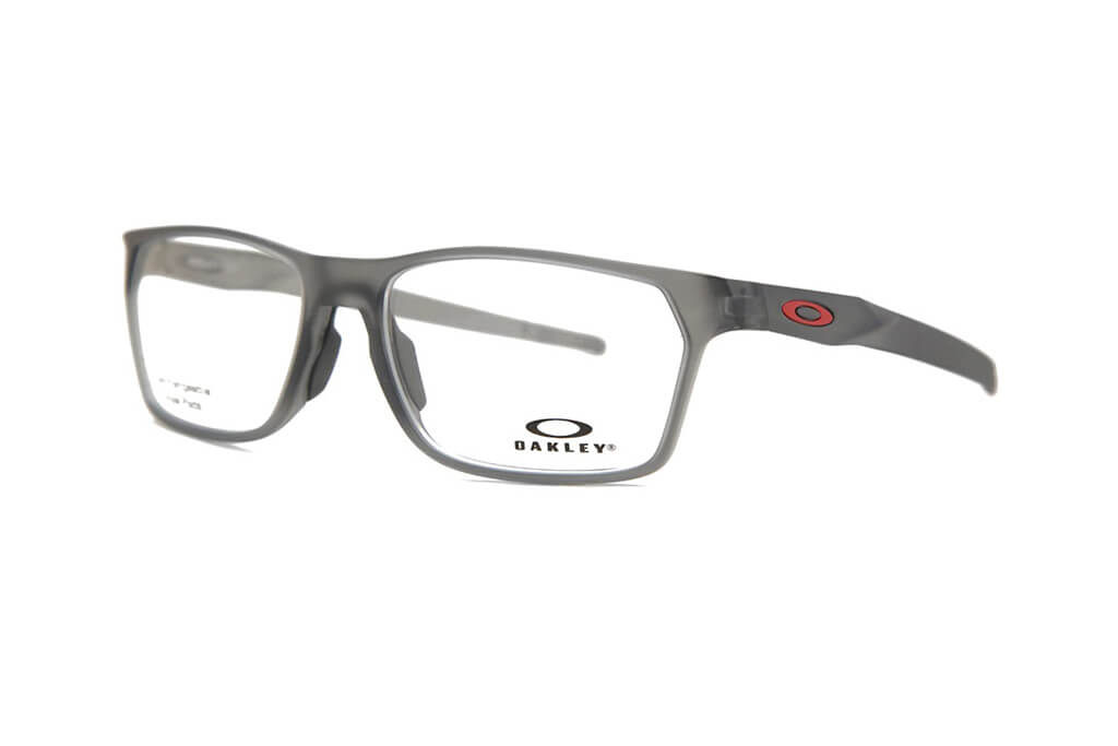 Marco de lente óptico Oakley  OX8032. Marco óptico más cristales incluidos. Lente para hombre. Lente para cara redonda, cuadrada, rectangular, ovalada, triangular, corazón. Lente con filtro de luz de azul.