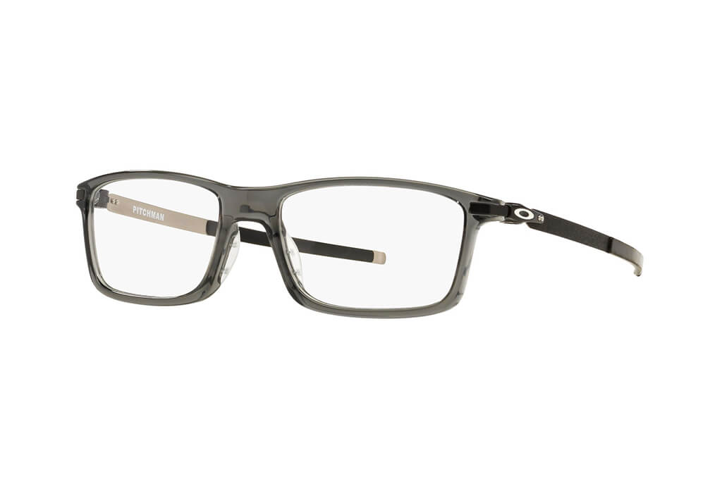 Marco de lente óptico Oakley OX8050. Marco óptico más cristales incluidos. Lente para hombre. Lente para cara redonda, cuadrada, rectangular, ovalada, triangular, corazón. Lente con filtro de luz de azul.